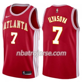 Män Atlanta Hawks Tröja Ersan Ilyasova 7 Nike Classic Edition Swingman